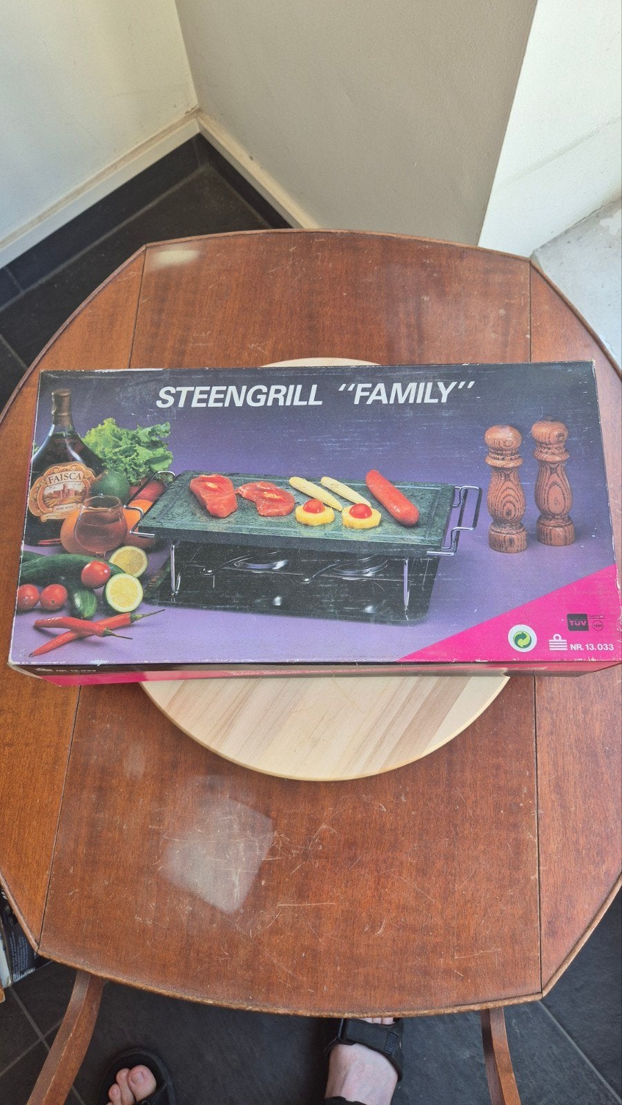 Steengrill "Family" - Zo goed als nieuw, Overige typen, Onbekend, Ophalen of Verzenden, Zo goed als nieuw