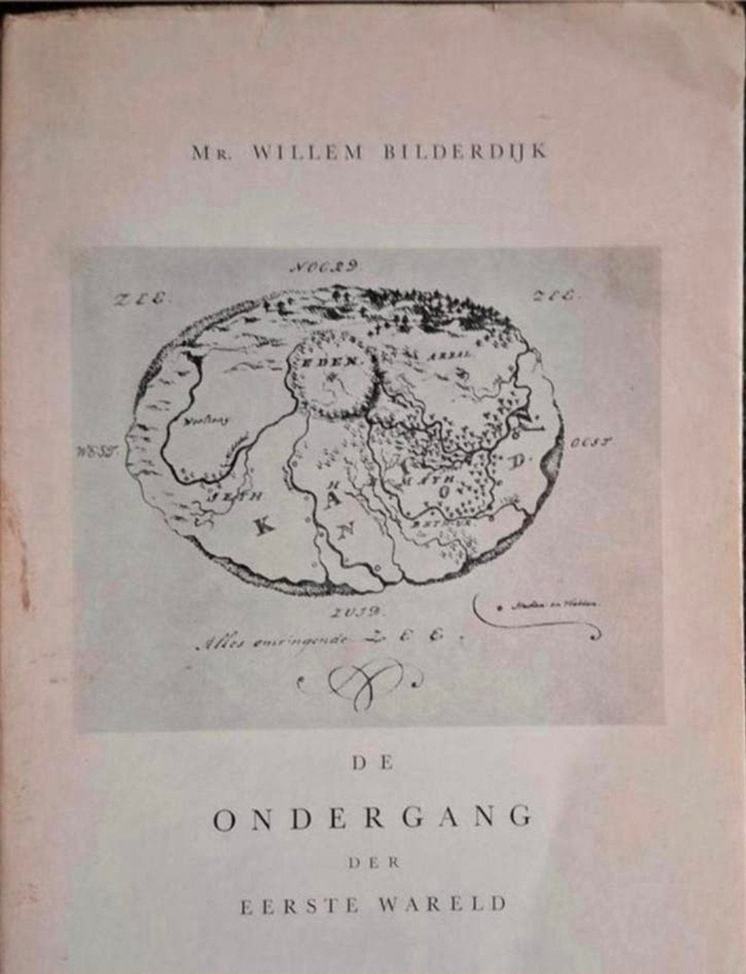 Mr. Willem Bilderdijk - De ondergang der eerste Wareld, Ophalen of Verzenden, Gelezen, Mr. Willem Bilderdijk