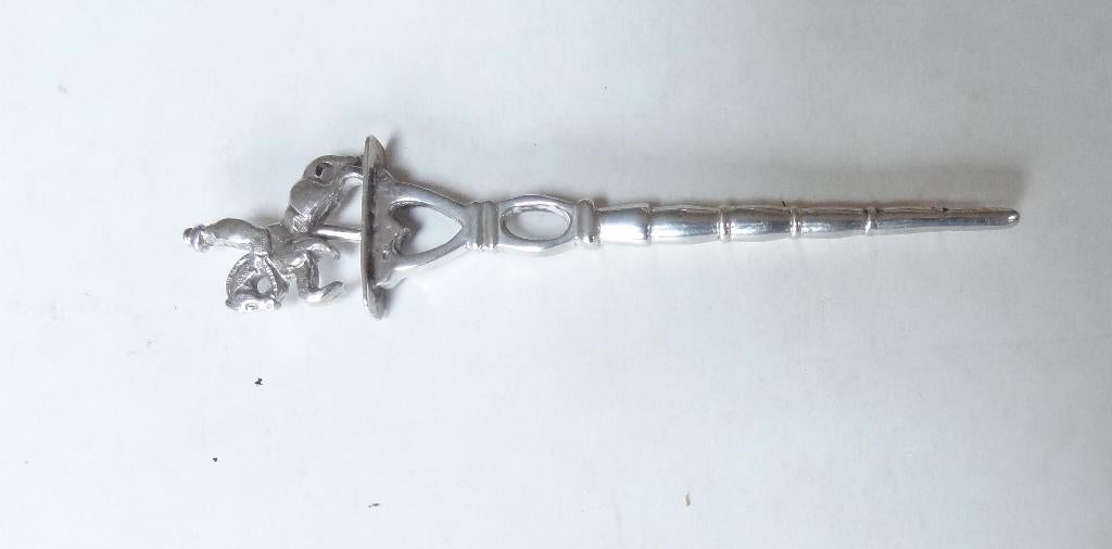 Pijpenstopper, antiek Holland zilver, 75,00 euro., Antiek en Kunst, Antiek | Goud en Zilver, Verzenden, Zilver