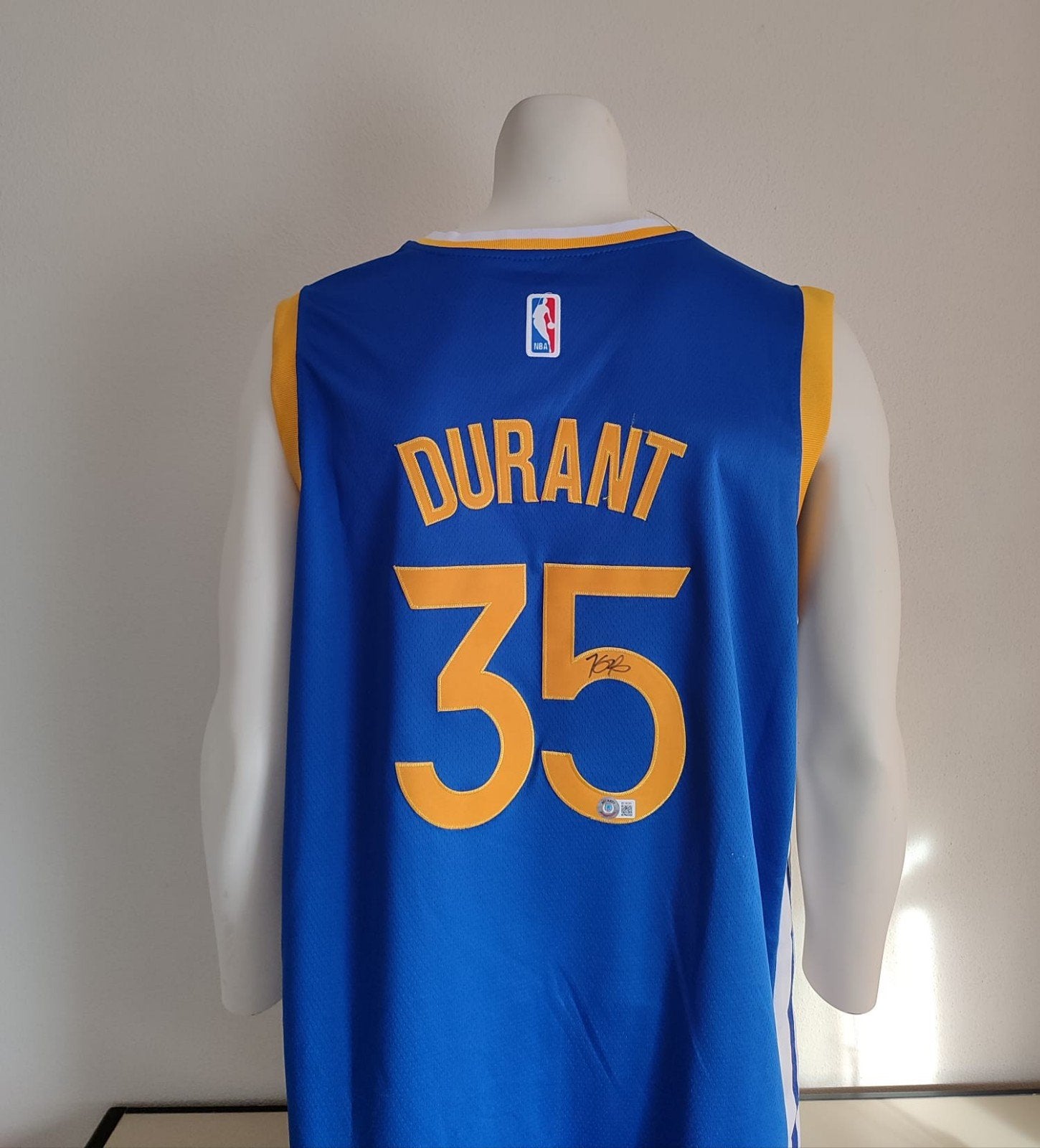 Golden State Warriors basketbal shirt gesigneerd door Durant, Ophalen of Verzenden, Nieuw, Kleding