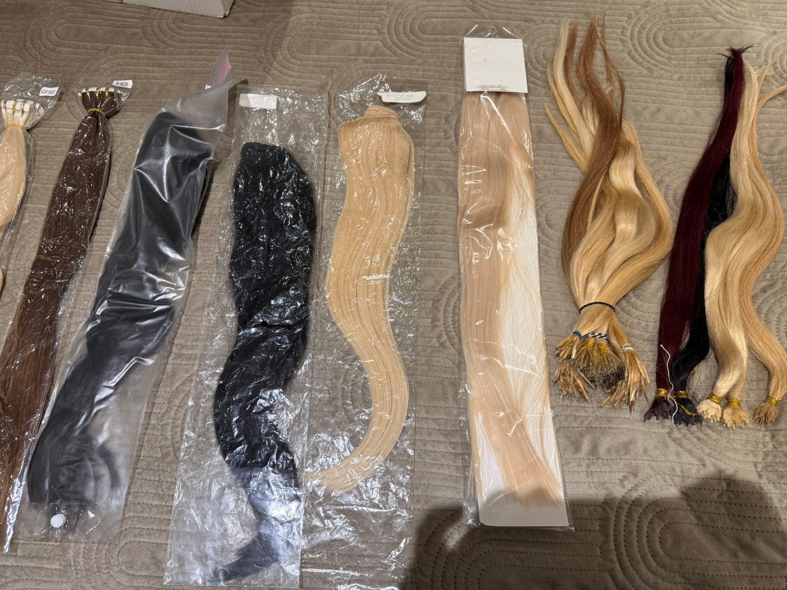 Wave extensions 50 gram 50 cm echt haar nieuw, Ophalen of Verzenden, Zo goed als nieuw, Pruik of Haarverlenging