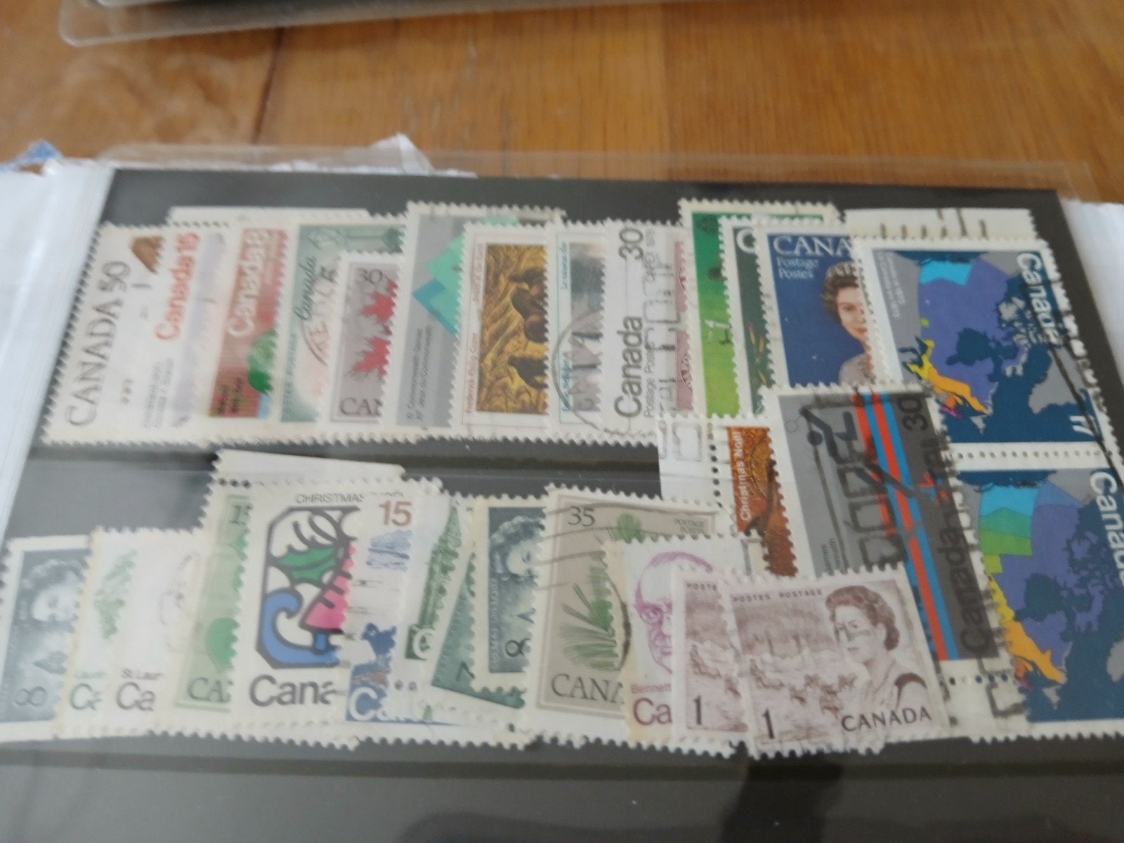 Kaartje met postzegels, Verzenden, Buitenland