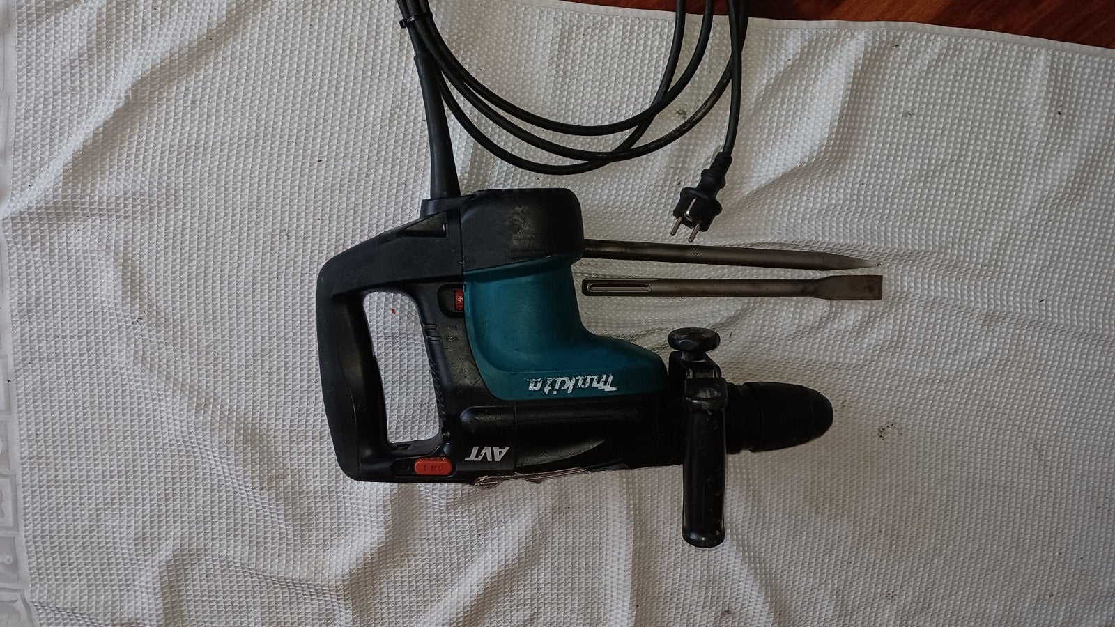 Makita HR4010C Boor- en Breekhamer 1100W, Boor- en/of Breekhamer, Ophalen of Verzenden, Klopboormechanisme, Gebruikt