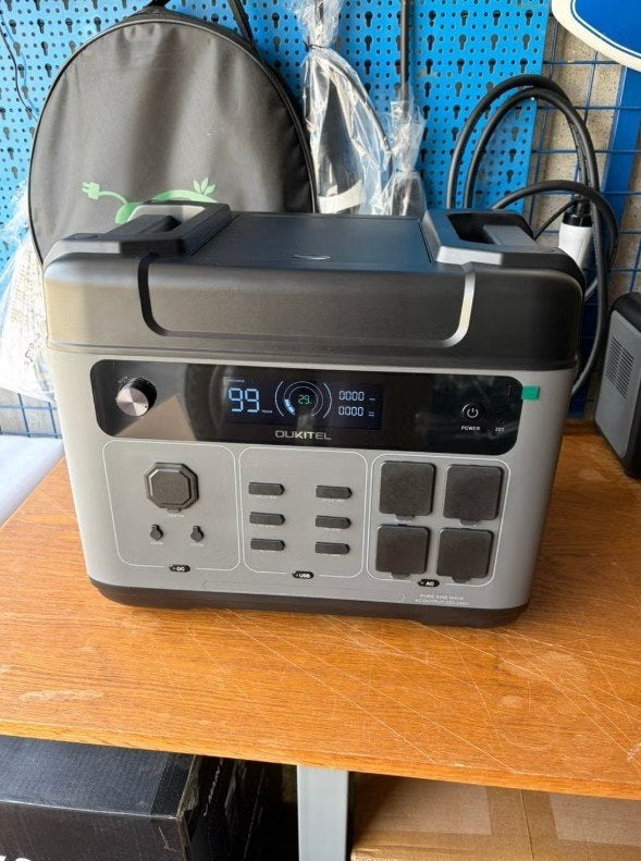 Draagbare 2400W Powerstation 2048Wh Thuisbatterij OFFGRID, Caravans en Kamperen, Ophalen, Nieuw