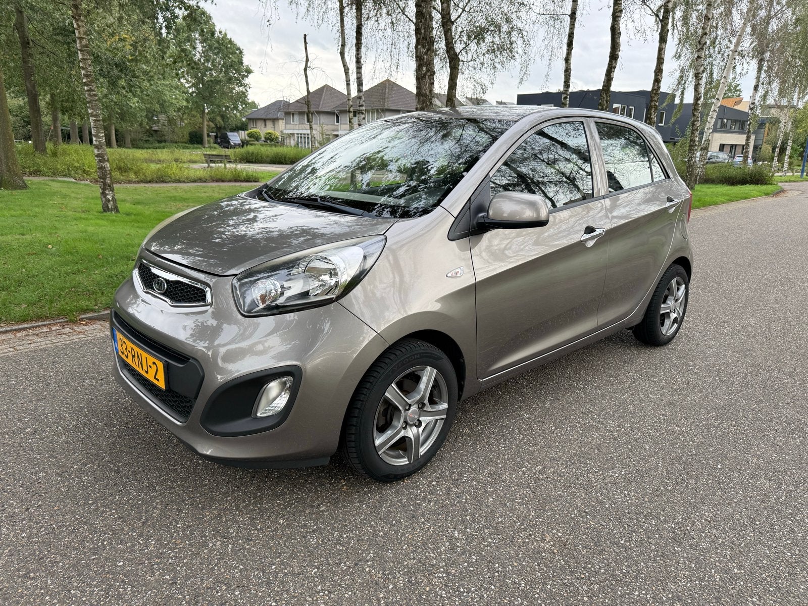 Kia Picanto 1.0 Cvvt 5-DRS 2011 Grijs, Stof, Zwart, 400 kg, Origineel Nederlands