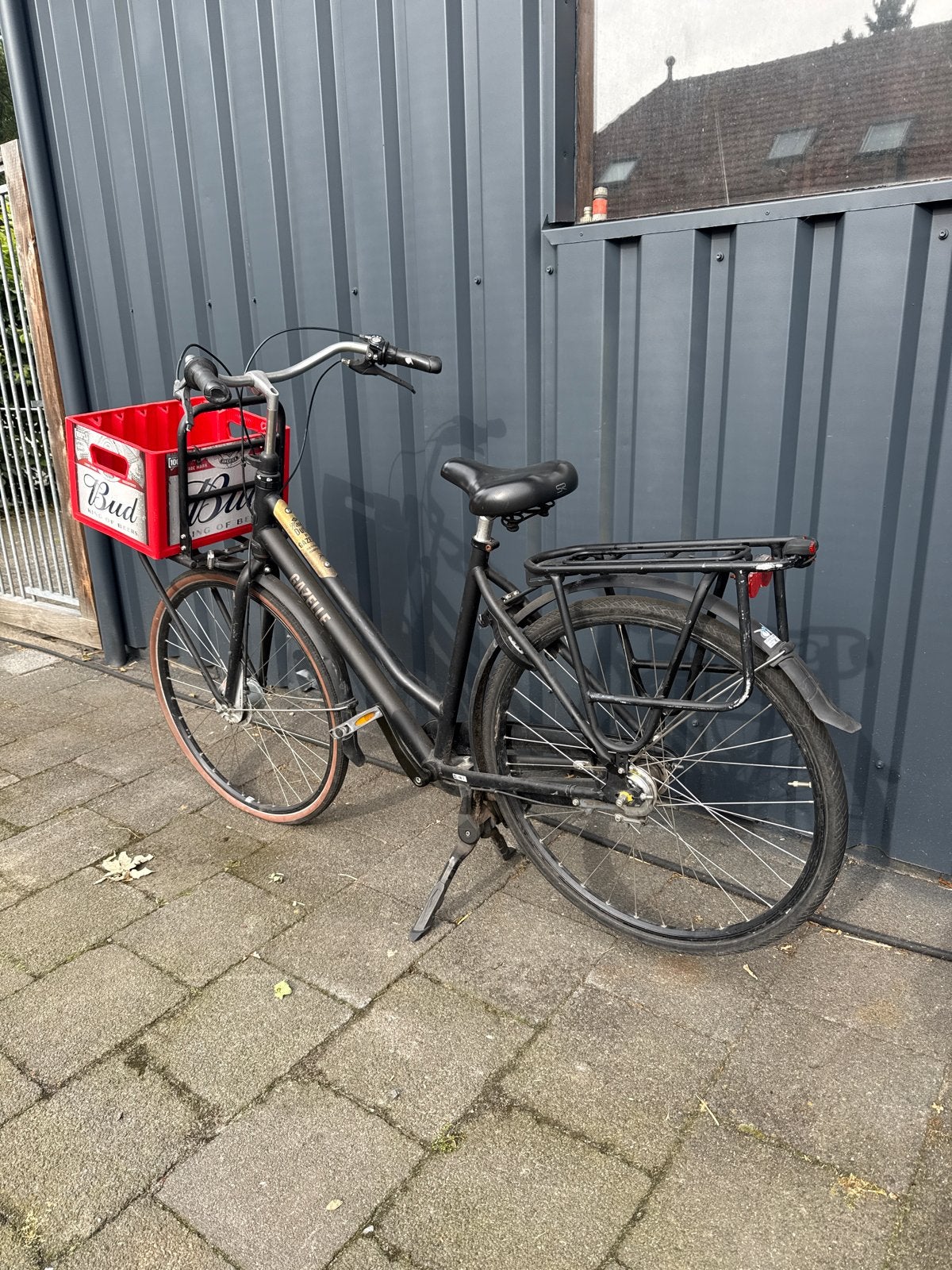 Gazelle transportfiets met kapotte banden, Terugtraprem, Versnellingen, Ophalen of Verzenden, Gazelle