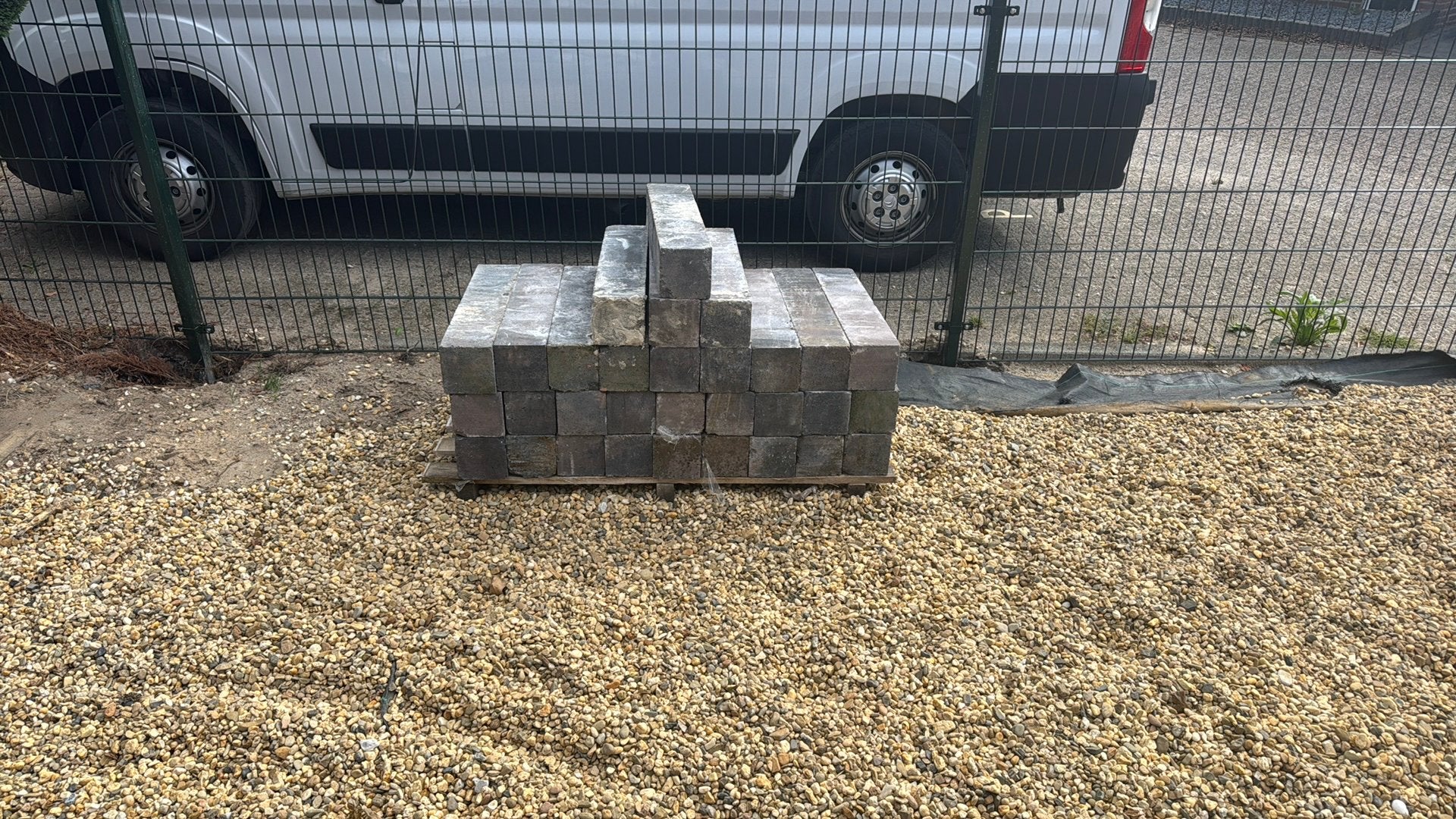 Wallblock Old 12x12x60 Brons 110 stuks, Tuin en Terras, Ophalen, Zo goed als nieuw, Minder dan 100 cm, Minder dan 25 cm