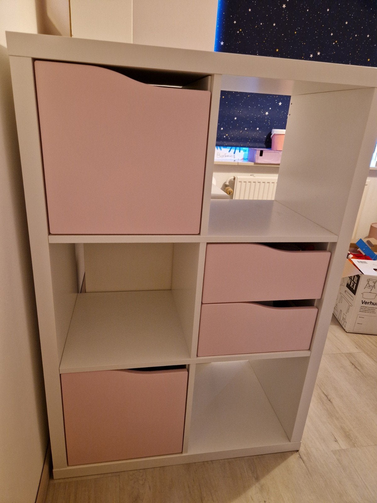 kallax 6 vaks, Huis en Inrichting, Kasten | Roldeurkasten en Archiefkasten, Ophalen, 100 tot 150 cm, 50 tot 100 cm, Zo goed als nieuw