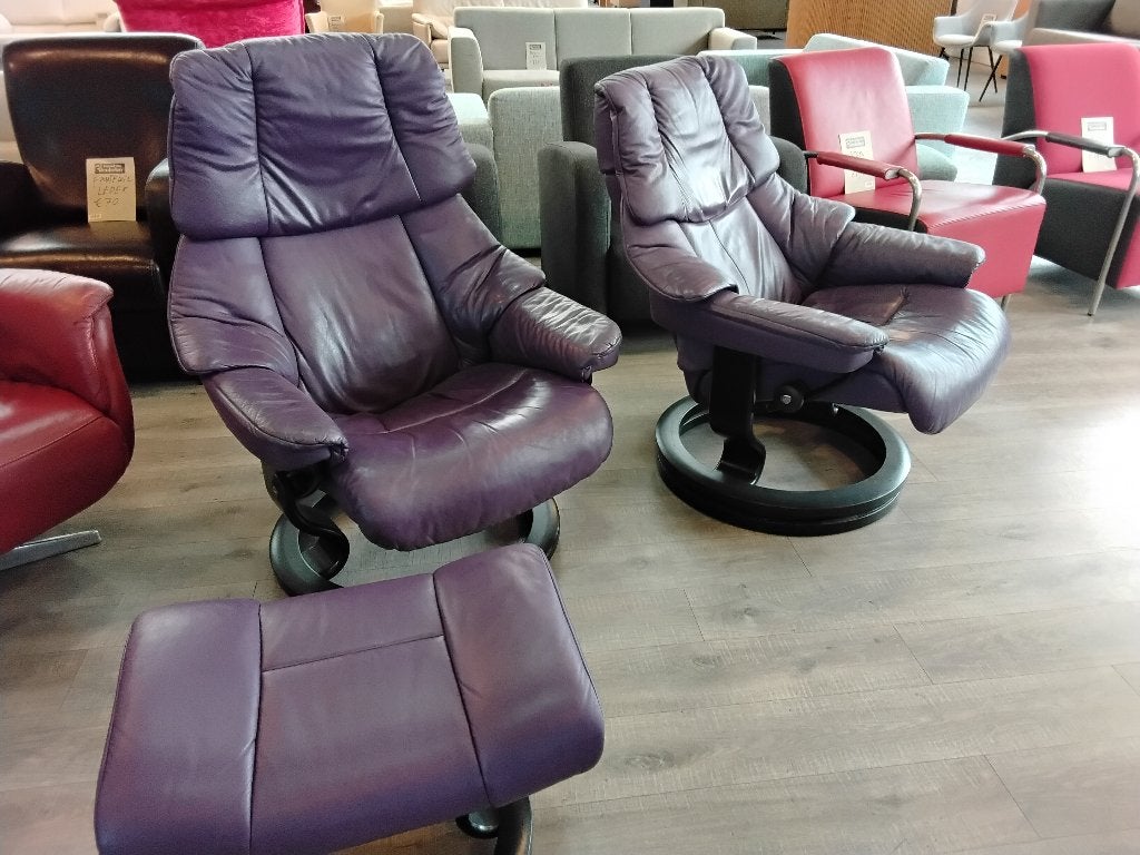 Stressless relaxstoelen, 2 stuks.Second Life Wolvega, Ophalen, Gebruikt, Twee, Overige kleuren