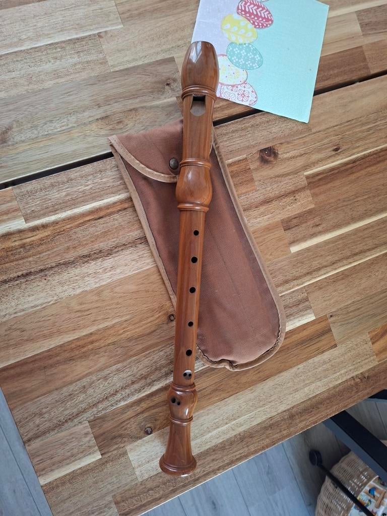 Houten altblokfluit ( Barokboring)  met hoes, Ophalen of Verzenden