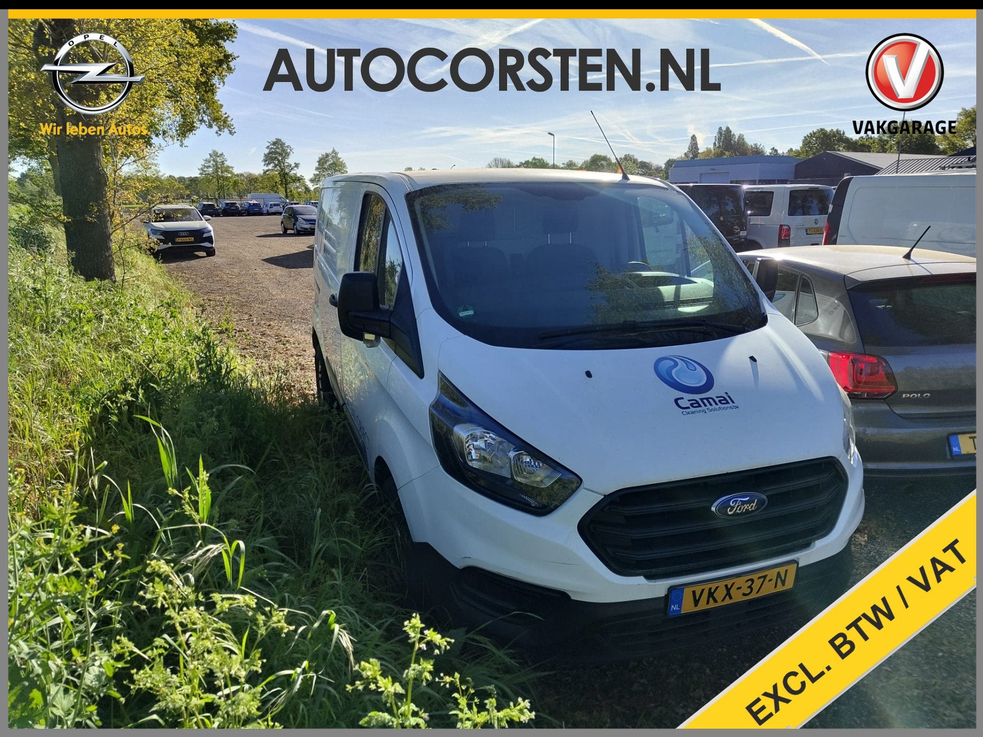 Ford Transit Custom 280 2.0 TDCI L1H1 *Motor defect* 3-Perso, Auto's, Voorwielaandrijving, Stof, 4 cilinders, Wit