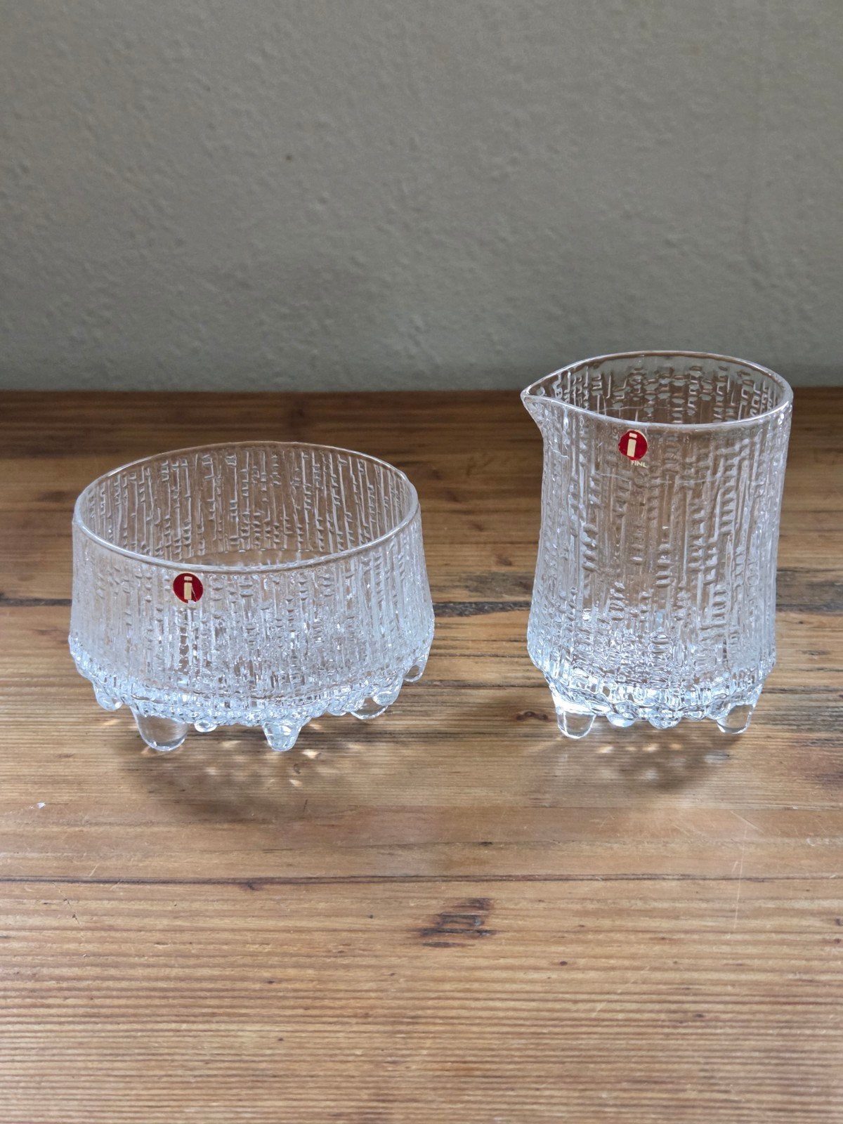 Iittala "Ultima Thule" roomstel - Tapio Wirkkala - Finland., Overige merken, Nieuw, Ophalen of Verzenden, Glas