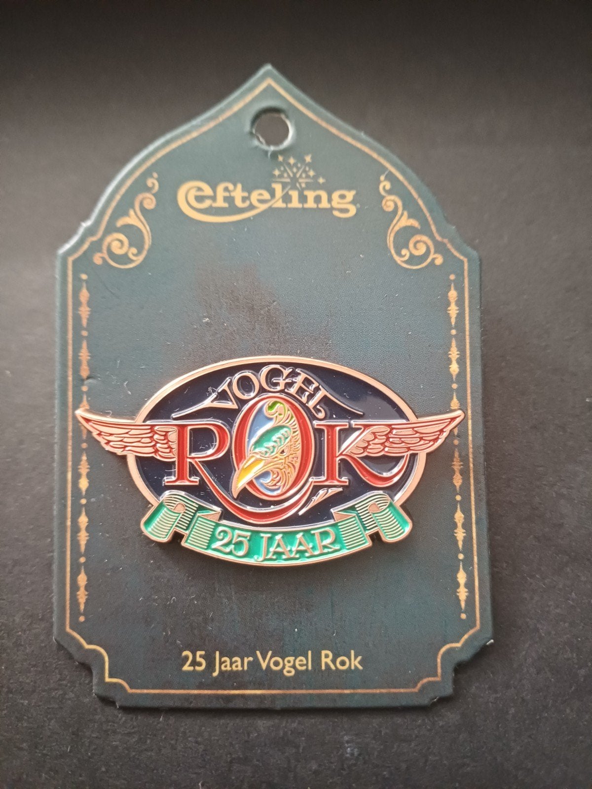 Efteling Pin: 25 Jaar Vogel Rok - Nieuw in verpakking, Ophalen of Verzenden, Nieuw, Button of Speldje