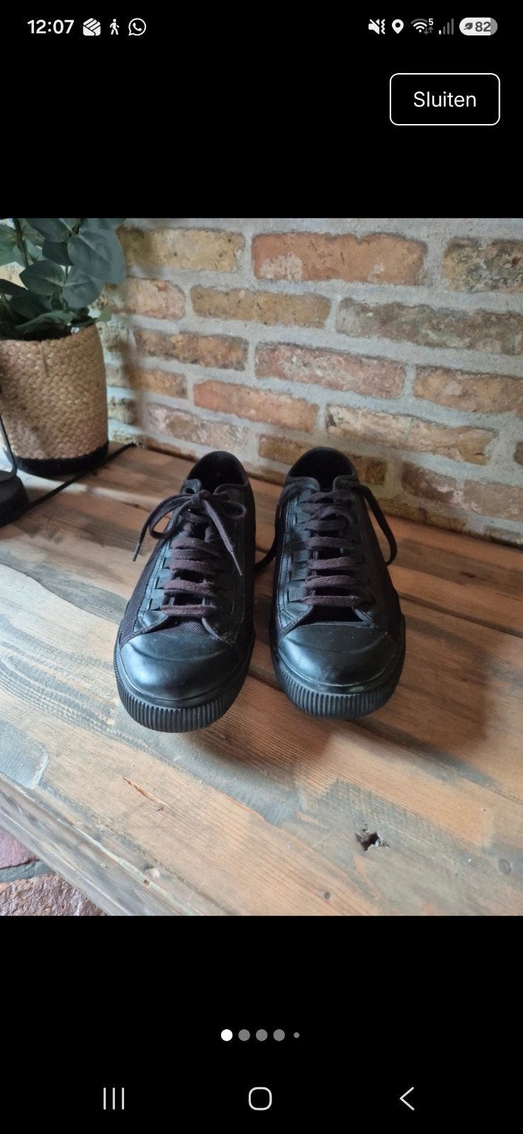 G-Star Raw sneakers maat 44 zwart, weinig gedragen, G-Star Raw, Zwart, Ophalen of Verzenden, Zo goed als nieuw