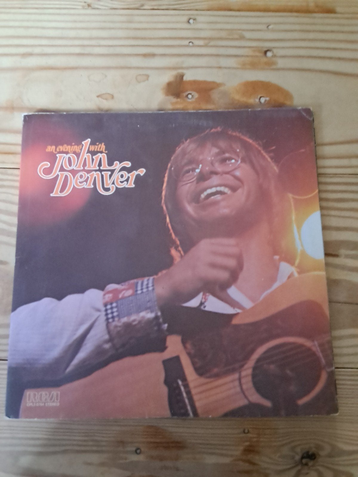 John Denver - An Evening With John Denver LP, Cd's en Dvd's, LP, Gebruikt, Originele persing, Ophalen of Verzenden