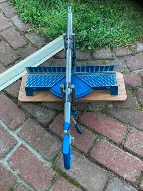verstekzaag handmatig, Minder dan 30 mm, Gebruikt, Overige typen, Ophalen of Verzenden