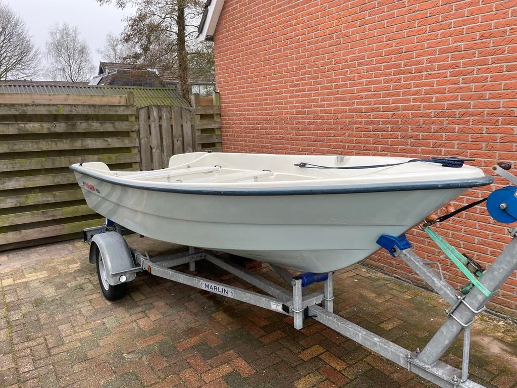 Yamarin 4220 met marlin boot trailer, Ophalen, Zo goed als nieuw, Tot 6 meter, Polyester