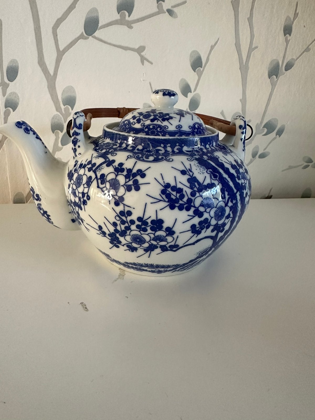 Delfts blauw / Chinoiserie theepot, Ophalen of Verzenden