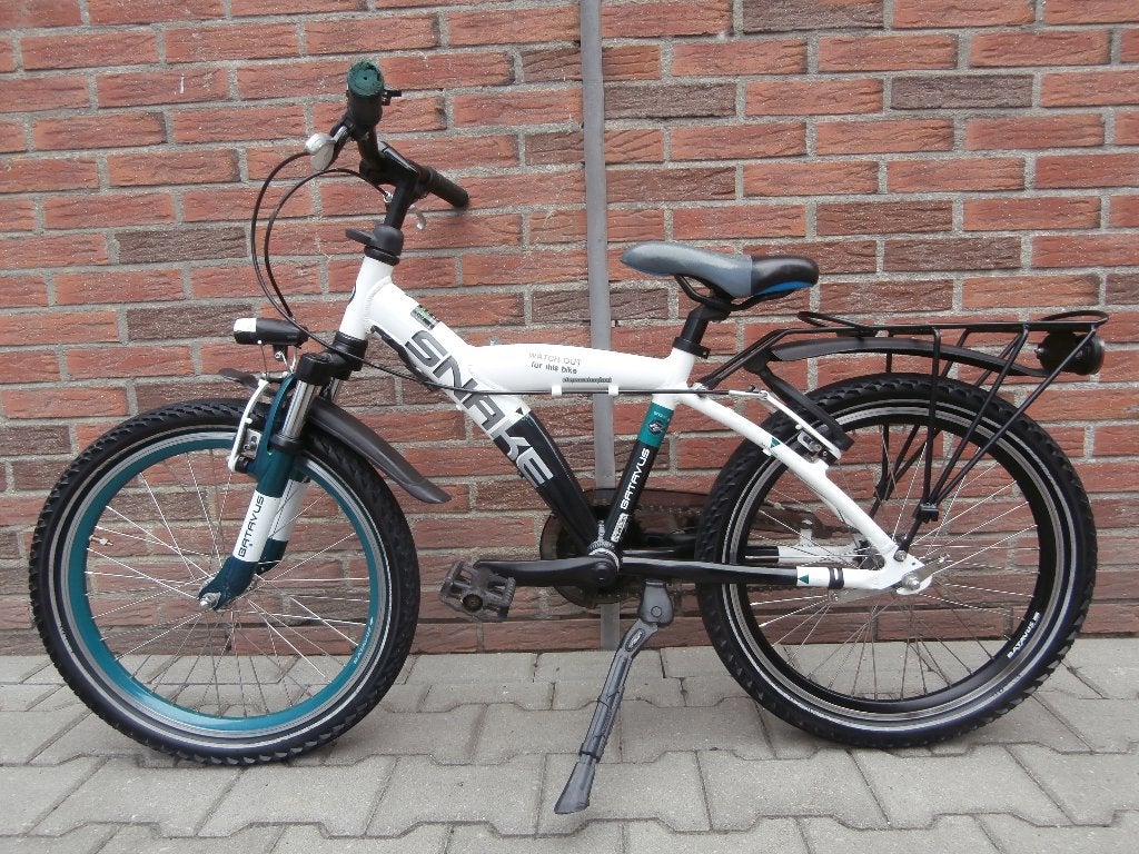 Zeer mooie Batavus Snake 20 inch. wit-groen-zwart, Ophalen, Terugtraprem, Batavus, 20 inch
