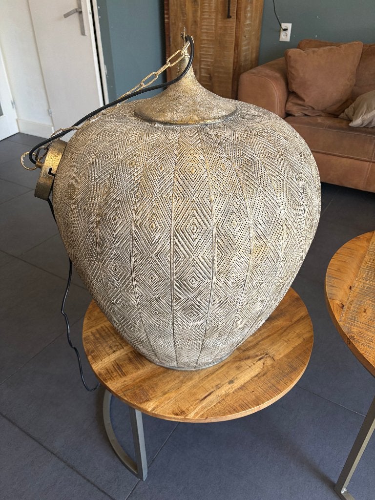 hanglamp, Ophalen, Zo goed als nieuw, Metaal, E27 (groot)