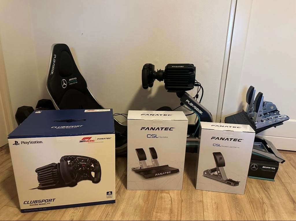 Fanatec Race Set Simulator - Complete Set, Spelcomputers en Games, Games | Overige, Zo goed als nieuw, Racen en Vliegen, 1 speler