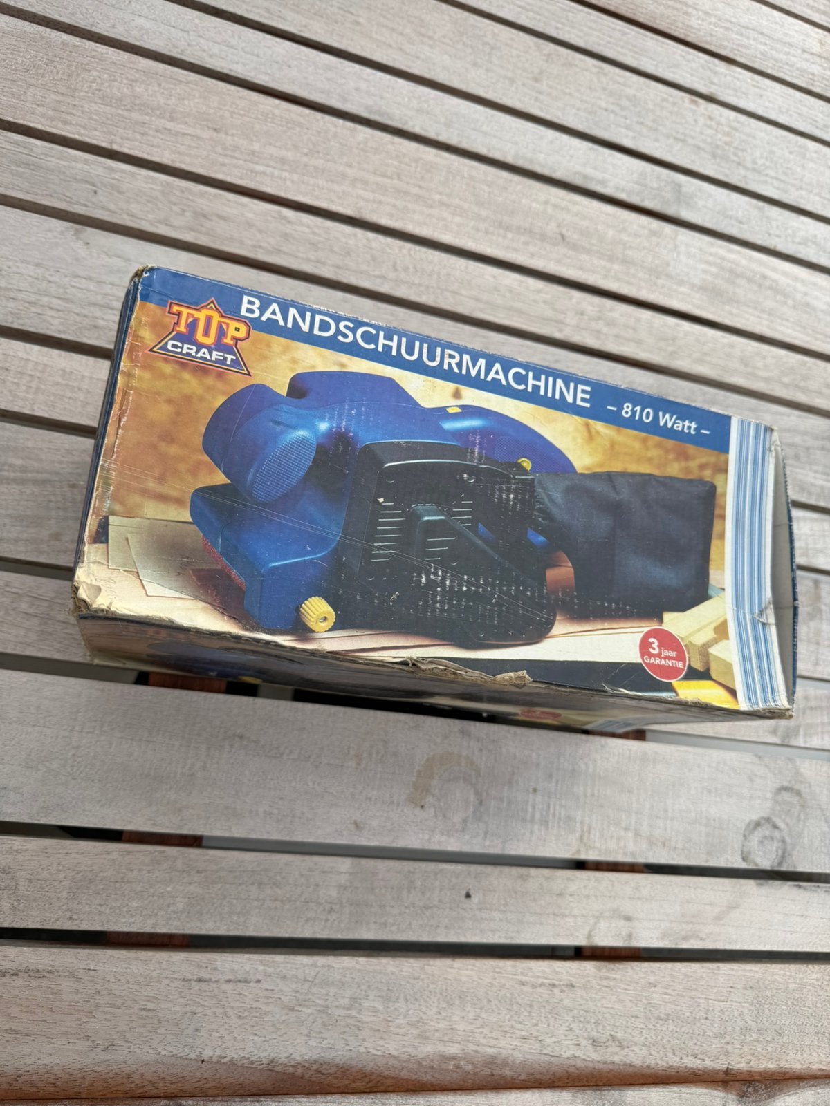 Bandschuurmachine, Doe-het-zelf en Verbouw, Gereedschap | Schuurmachines, Ophalen of Verzenden, Zo goed als nieuw, 600 tot 1200 watt