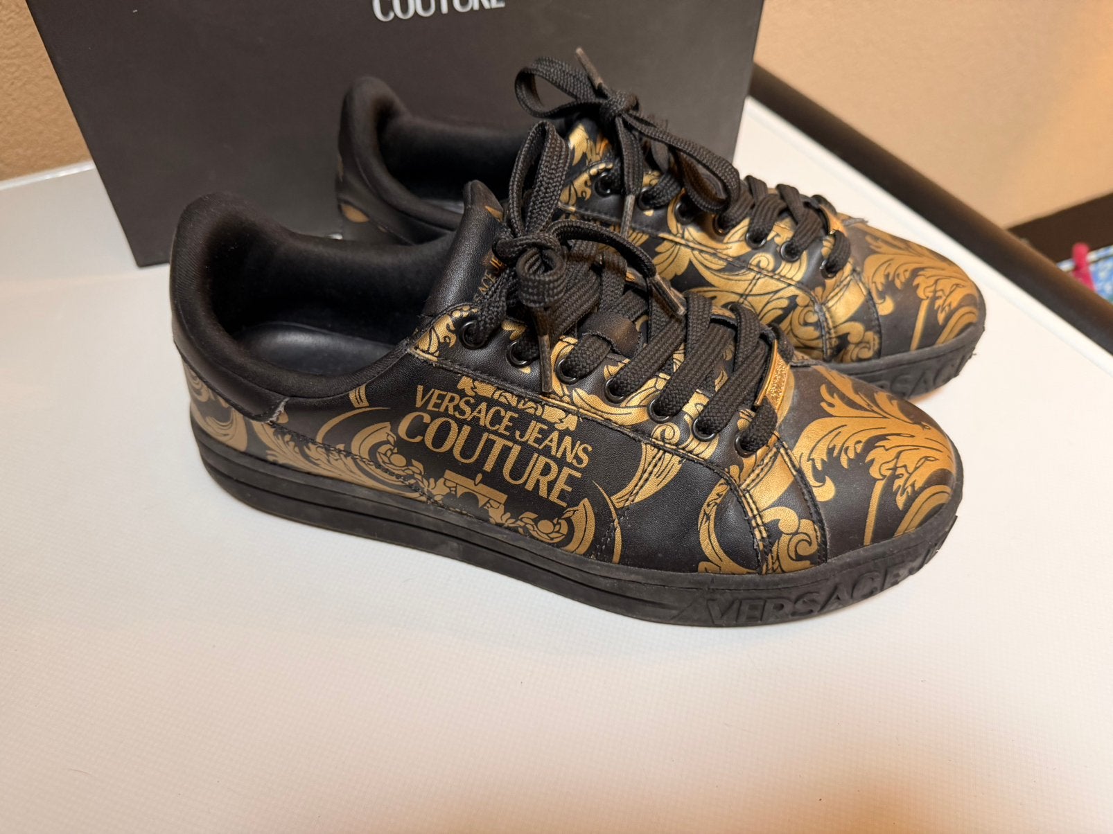 Versace jeans couture maar 42, Ophalen of Verzenden, Zo goed als nieuw, Zwart
