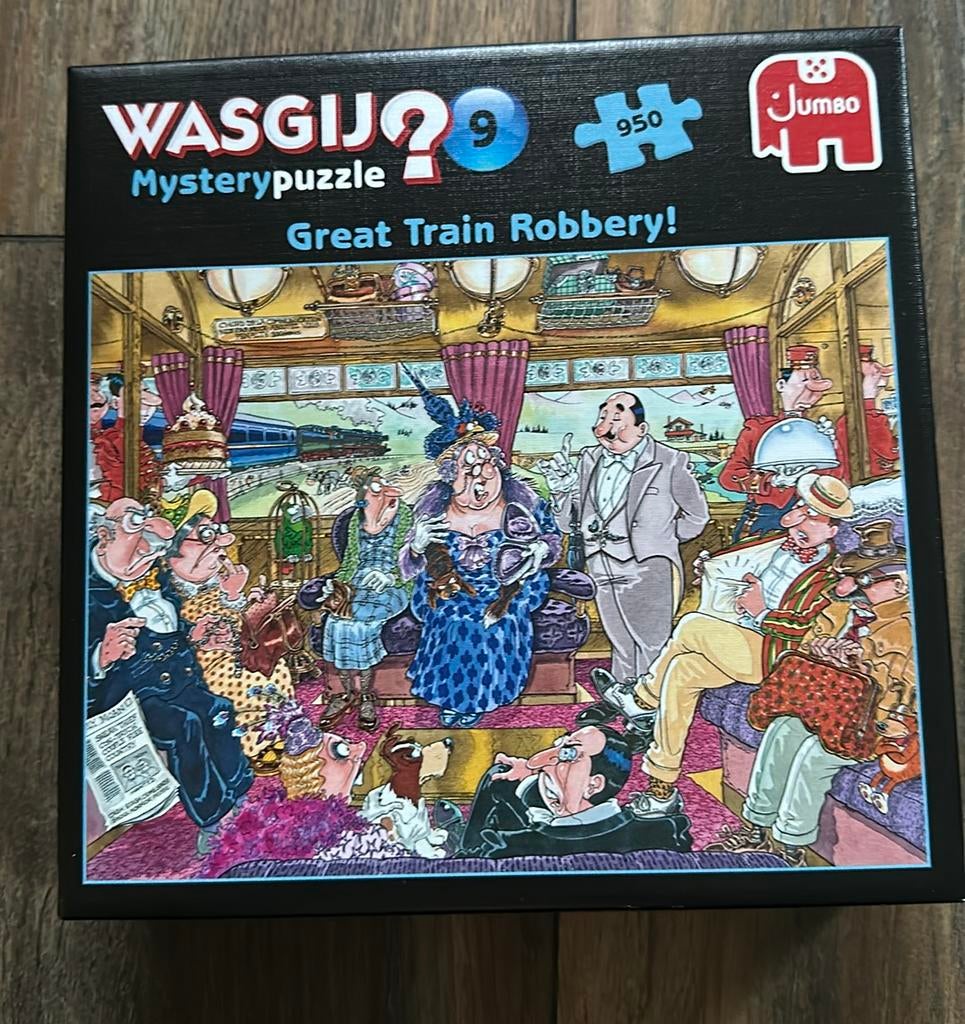 Wasgij Mysterypuzzle nummer 9, Ophalen of Verzenden, 500 t/m 1500 stukjes, Zo goed als nieuw, Legpuzzel