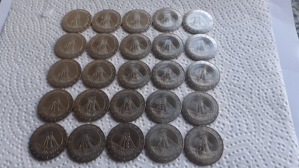 Rotterdam Porter penningen Unc kwaliteit, Ophalen of Verzenden, Overige materialen, Nederland