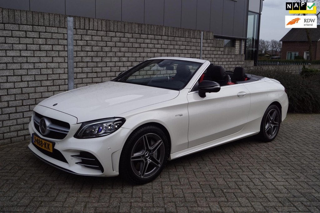 Mercedes-Benz C-klasse Cabrio 43 AMG 4MATIC Autom Leder/Alca, Auto's, Mercedes-Benz, Automaat, 4 stoelen, Bedrijf, Vierwielaandrijving