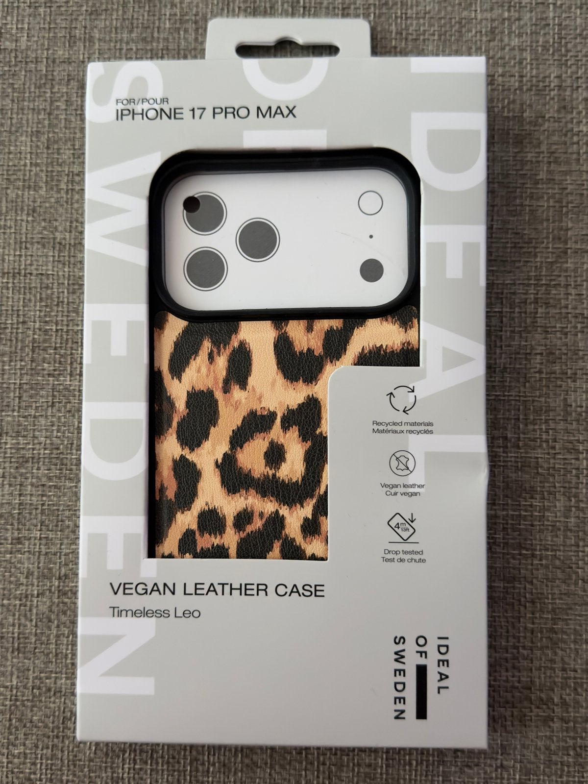 Ideal of Sweden Hoesje iPhone 17 Pro Max - Timeless Leo, IPhone 17, Nieuw, Ophalen of Verzenden, Meerkleurig