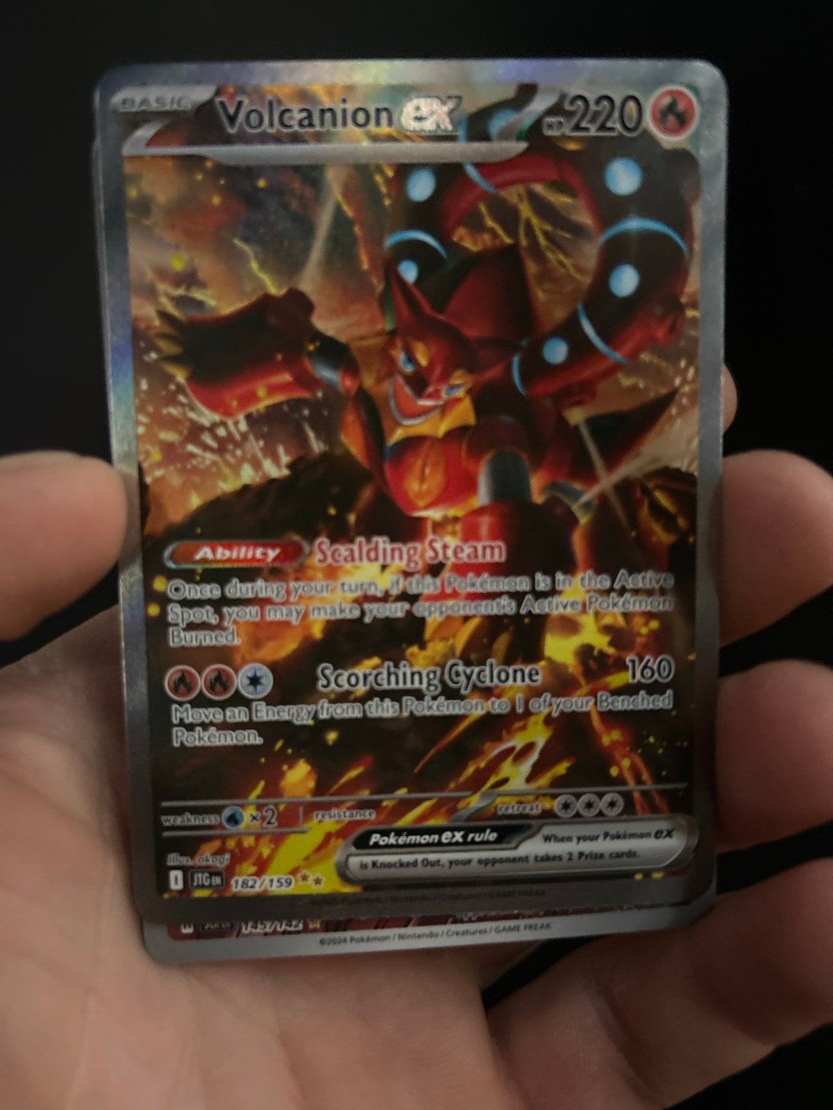 Volcanion ex & Ivysaur Pokémon kaarten, Ophalen of Verzenden, Zo goed als nieuw, Meerdere kaarten, Foil