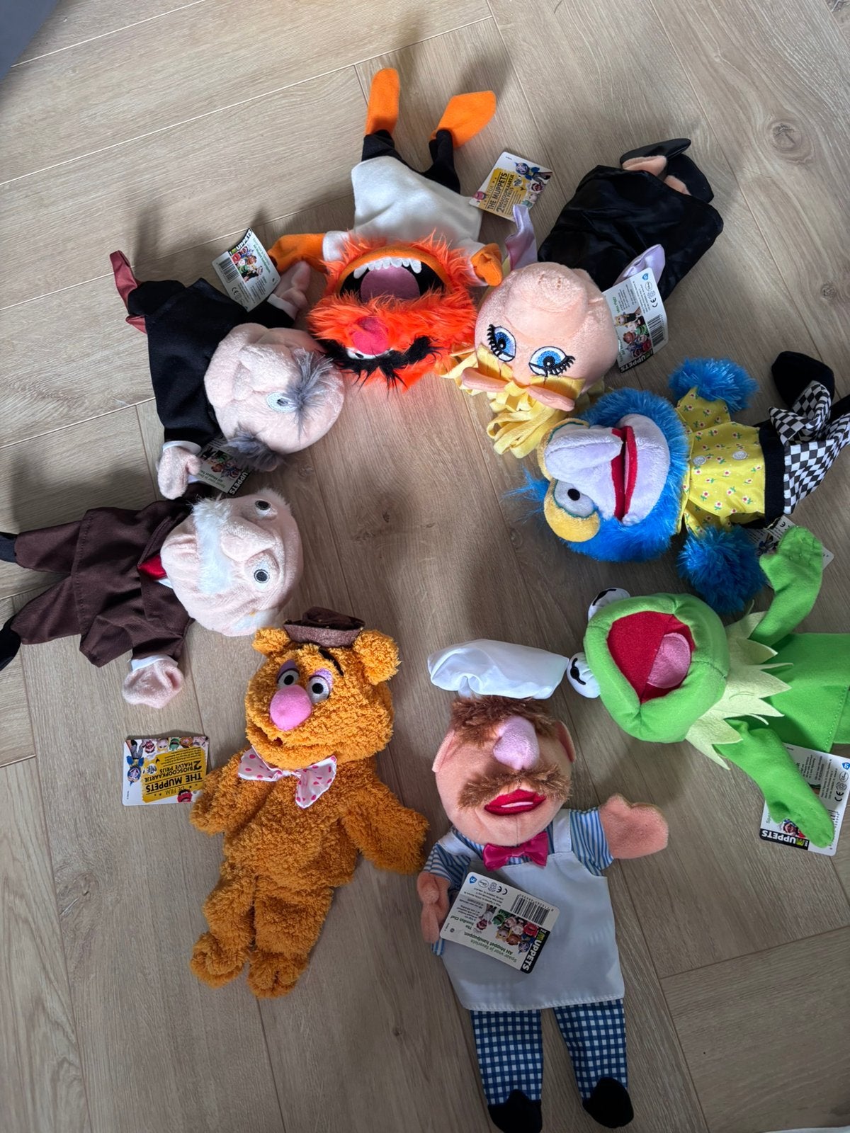 MUPPETS HANDPOPPEN AH 2012 COMPLEET (KERMIT/GONZO/ANIMAL ETC, Albert Heijn, Ophalen of Verzenden
