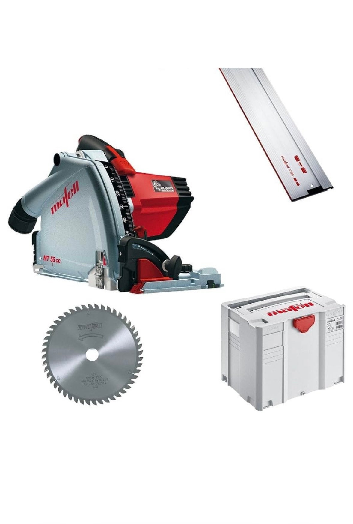 Mafell MT 55 cc invalzaag met toebehoren nieuw, Doe-het-zelf en Verbouw, Ophalen, Invalzaag, 70 mm of meer, Nieuw