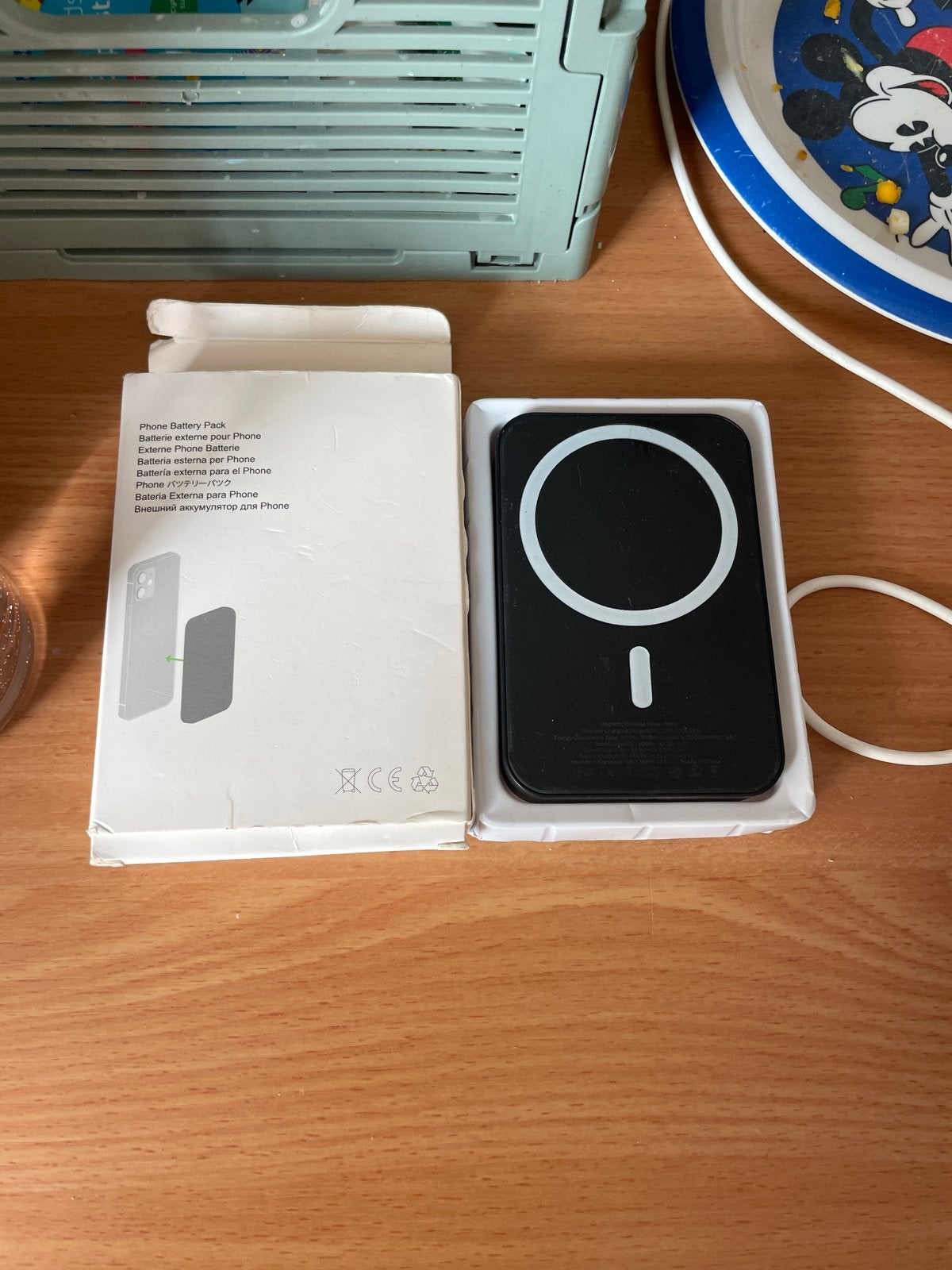 Draadloze Powerbank voor iPhone - MagSafe Compatibel, Telecommunicatie, Mobiele telefoons | Telefoon-opladers, Ophalen of Verzenden