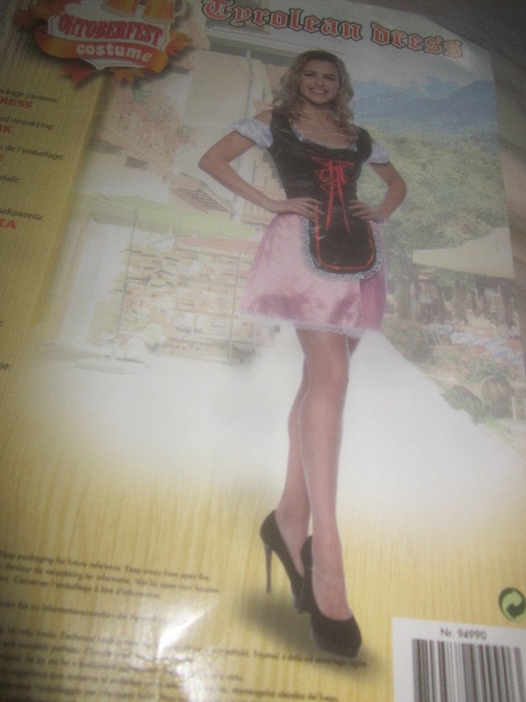 Nw Tiroler jurkje/Dirndljurkje/Oktoberfest jurkje S/M(36/38), Kleding | Dames, Carnaval, Nieuw, Ophalen of Verzenden, Kleding