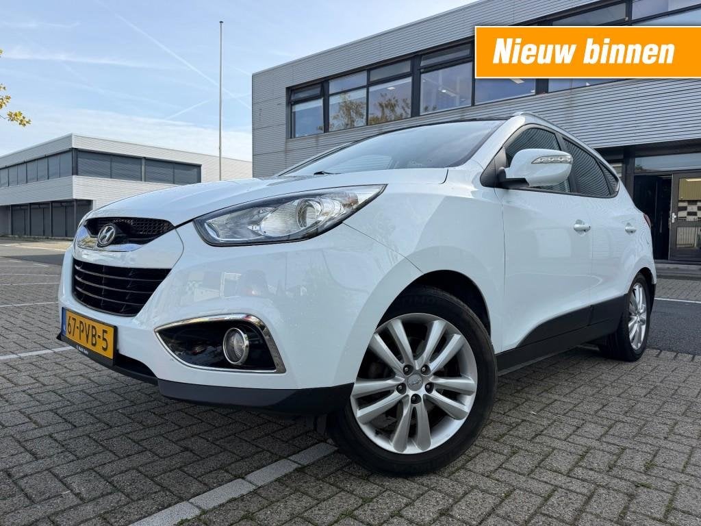 Hyundai IX35 2.0i i-Catcher AUOMAAT LEER PANO LMV RIJDT GOED, Auto's, Gebruikt, 4 cilinders, Leder, 1600 kg