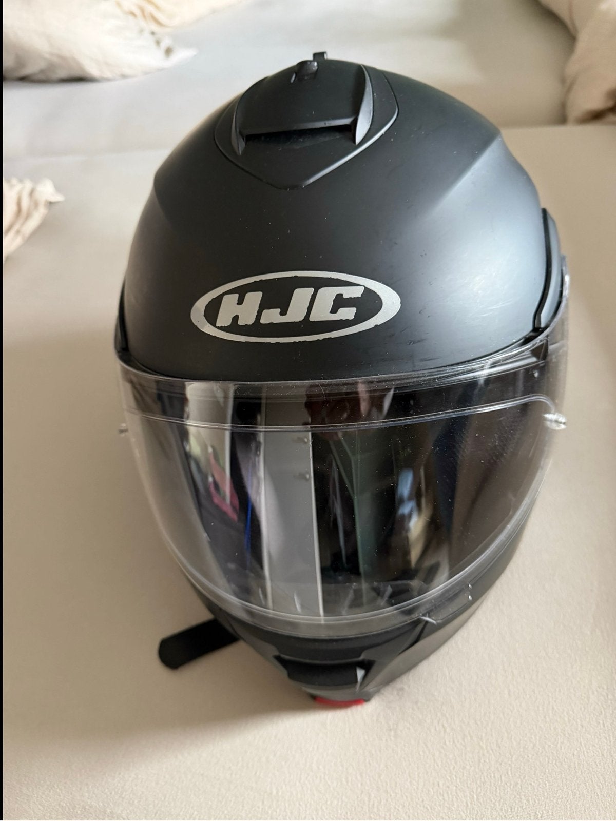 HJC Systeemhelm - Mat Zwart maat S, Ophalen, Systeemhelm, Heren, HJC