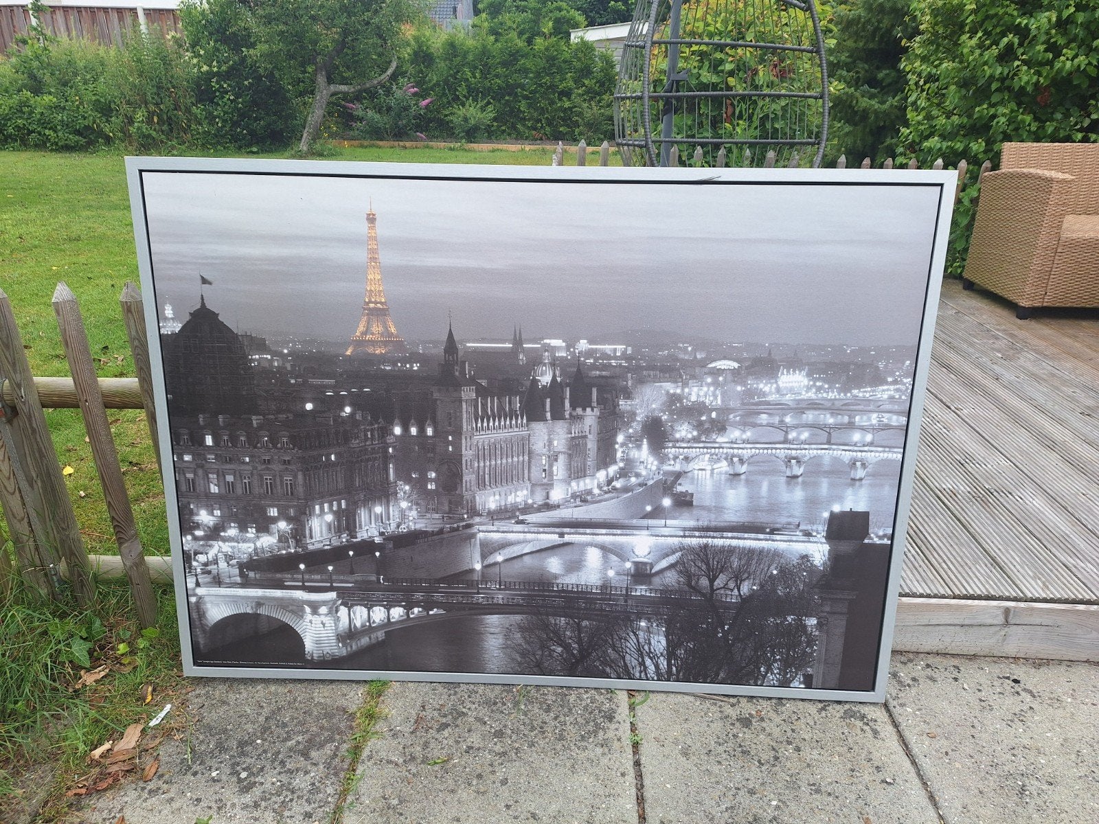 Groot schilderij Parijs, Ophalen, Foto, Fotografie, Met ophangsysteem