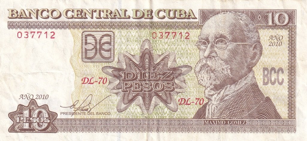 Cuba 10 pesos 2010, Verzenden, Midden-Amerika, Los biljet