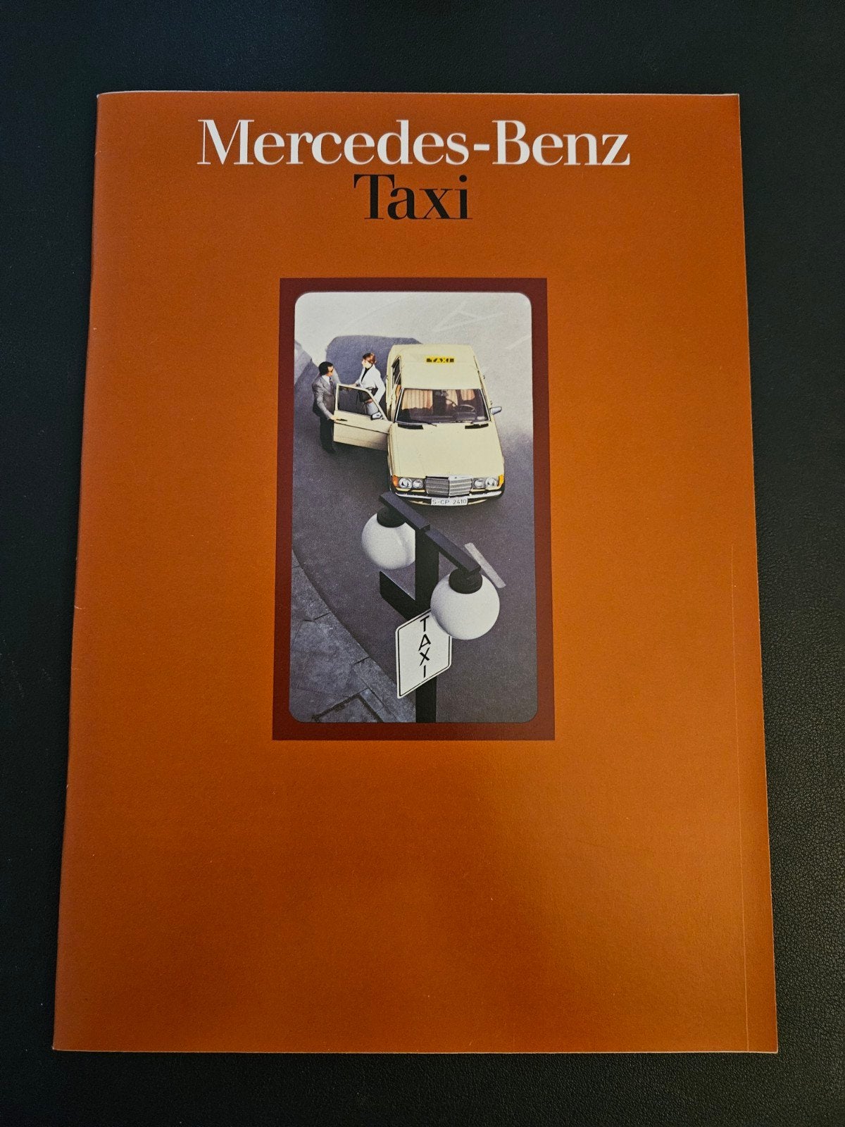 Brochure Mercedes-Benz Taxi 1981, Ophalen of Verzenden, Zo goed als nieuw, Mercedes