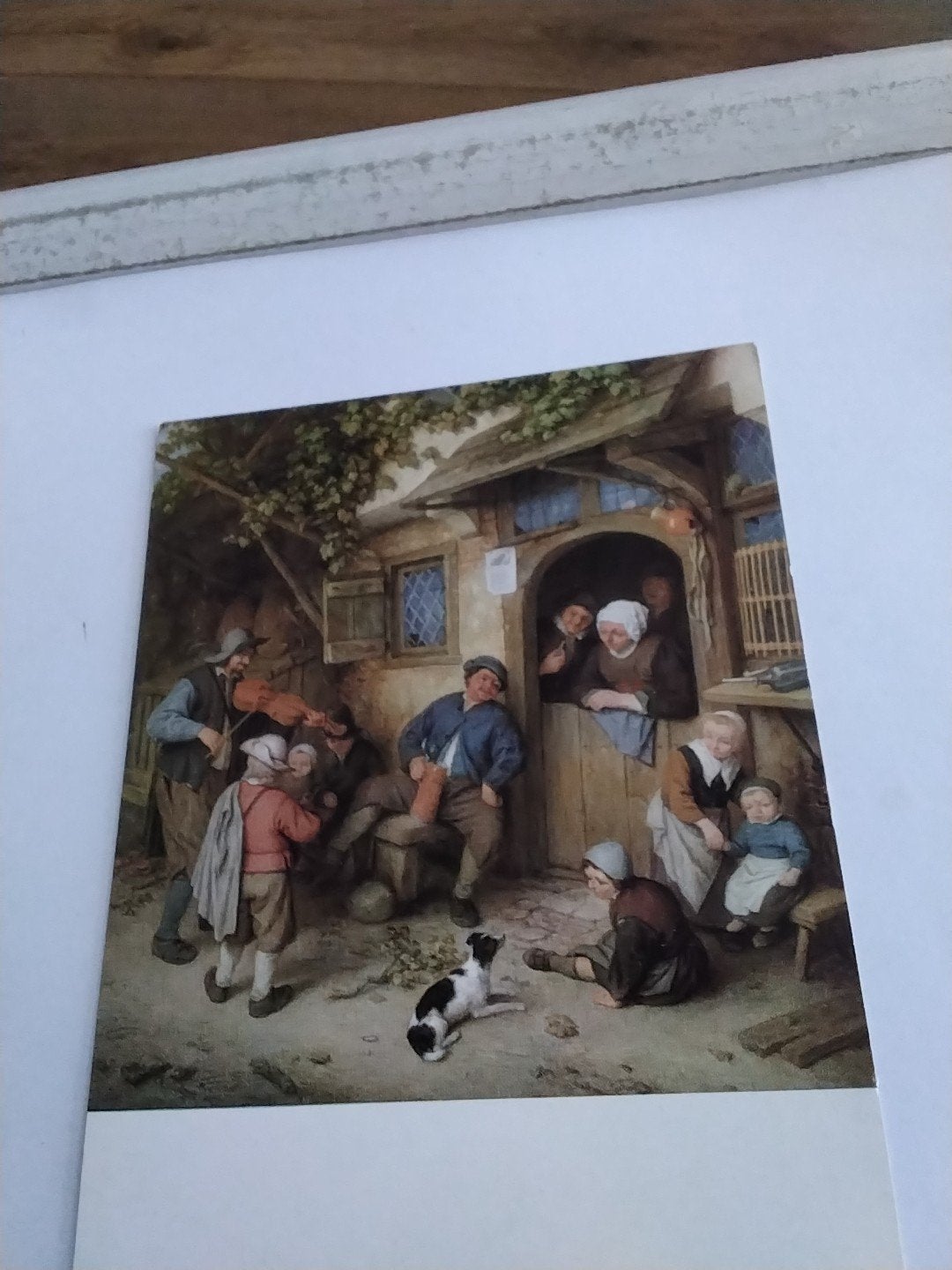 Ansichtkaart Adriaen van Ostade - De Violist (Mauritshuis), Ophalen of Verzenden