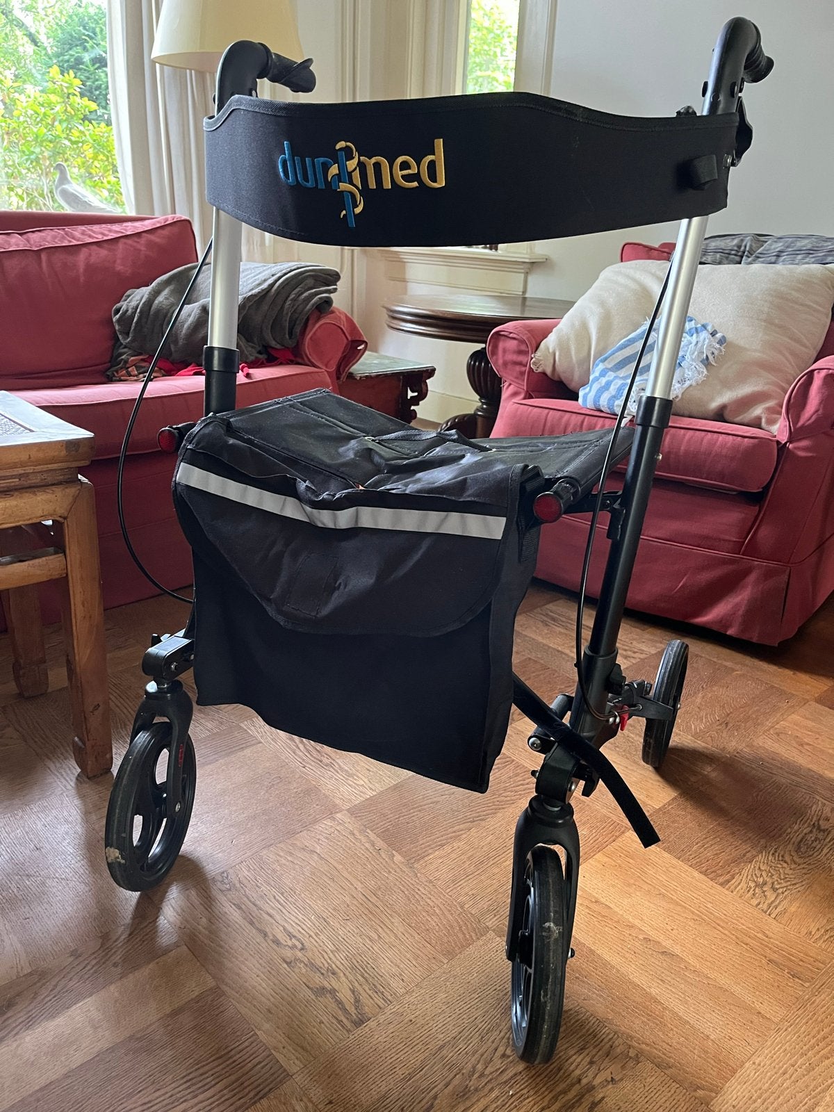 Dunimed lichtgewicht rollator, makkelijk inklapbaar met tas, Ophalen, Opvouwbaar