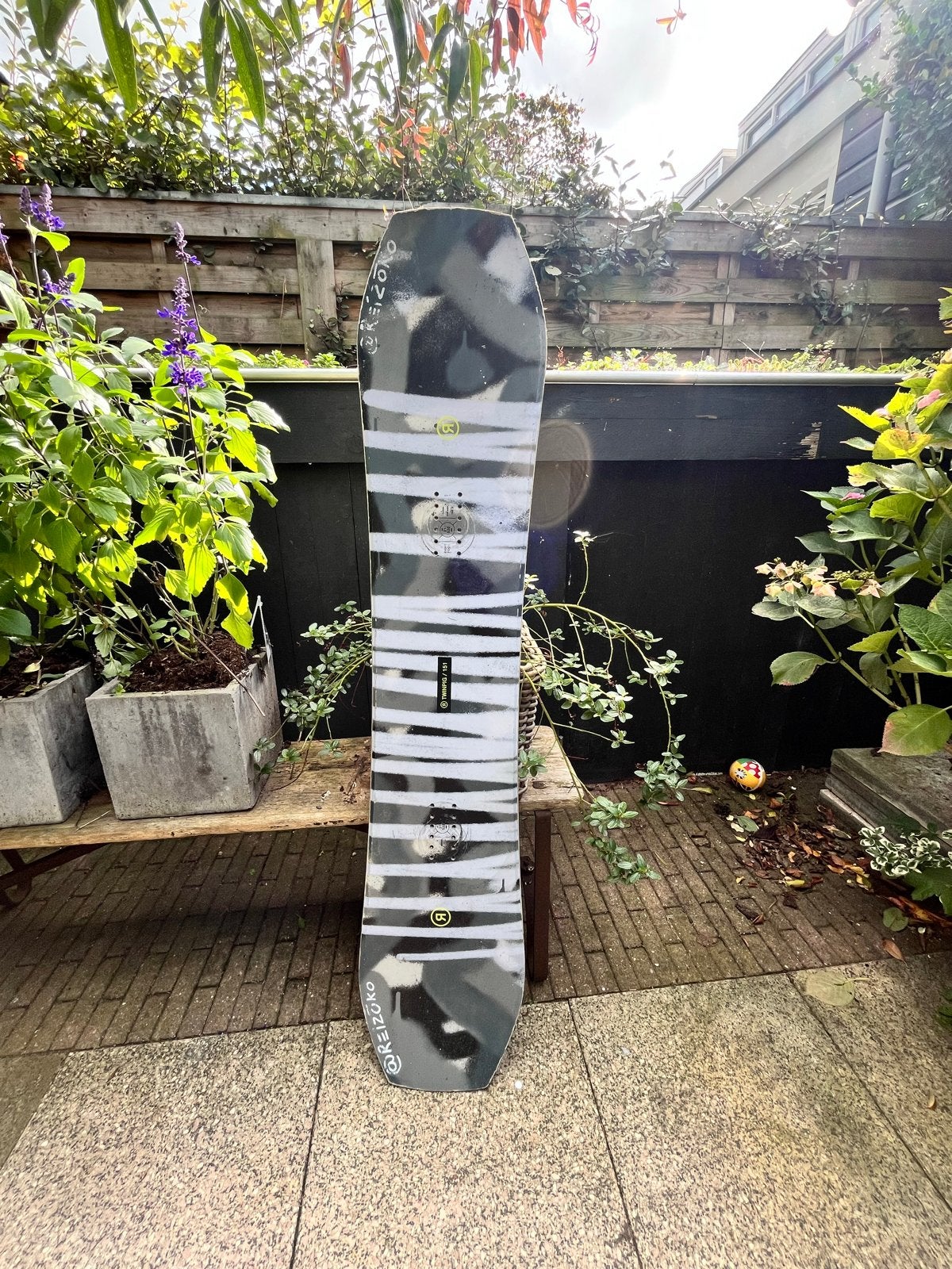 Ride Twinpig Snowboard 151cm - Kras gerepareerd, Ophalen, Gebruikt, Board