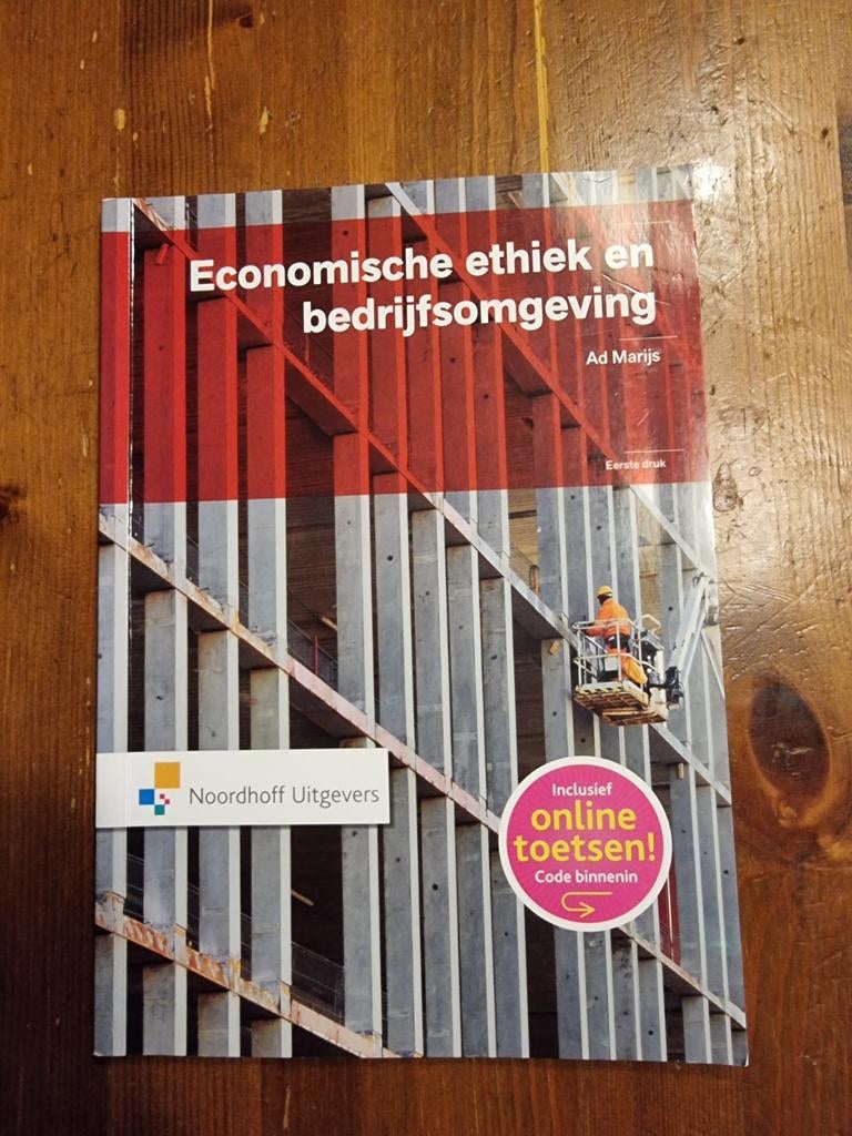 Economische ethiek en bedrijfsomgeving - Ad Marijs, Boeken, Studieboeken en Cursussen, Ophalen of Verzenden, Zo goed als nieuw