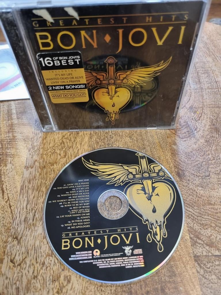 Cd Bon Jovi – Greatest Hits, Ophalen of Verzenden, Zo goed als nieuw, Poprock