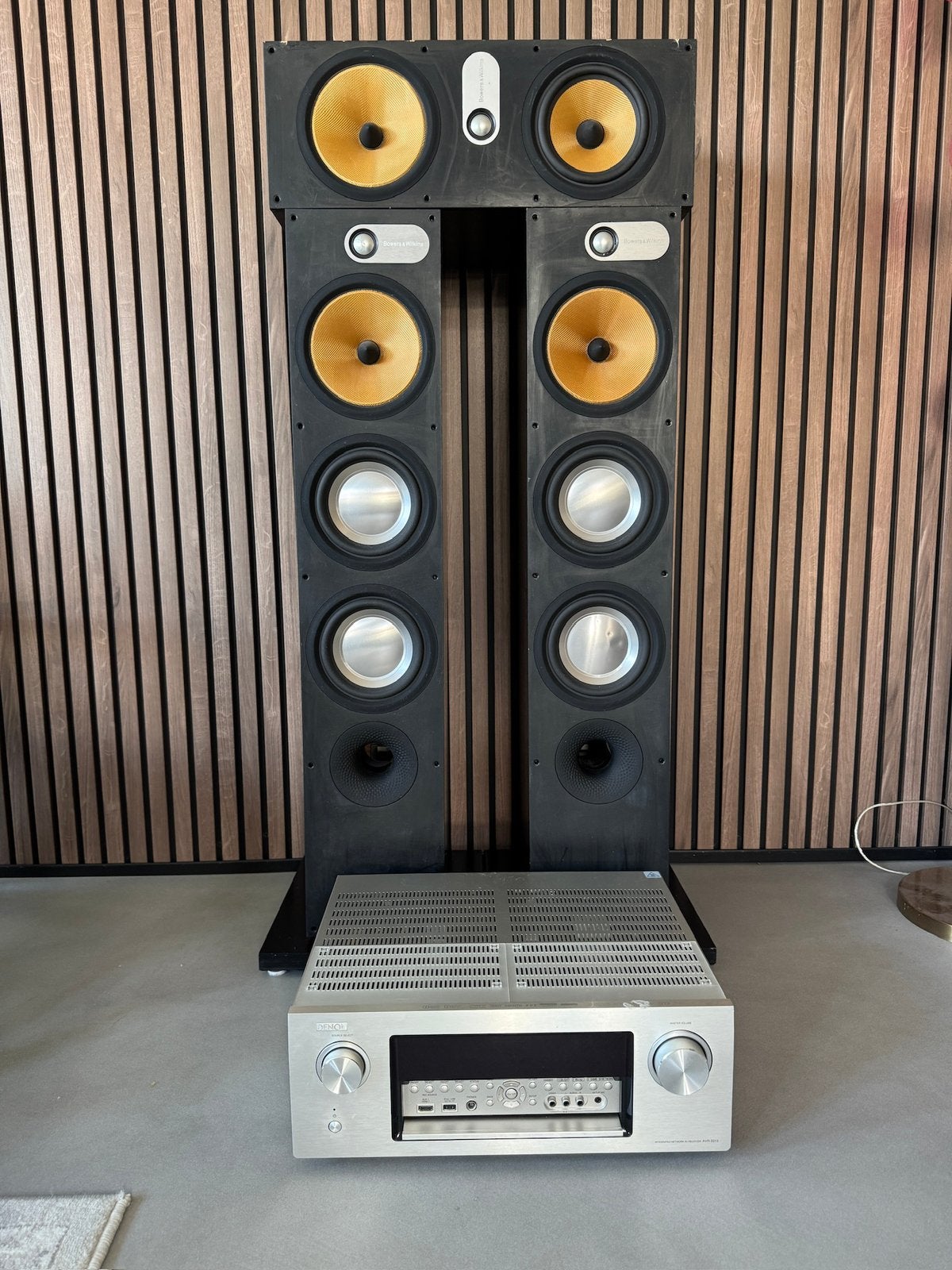 Complete Audio Set: Bowers & Wilkins 683 & Denon AVR-3313, Audio, Tv en Foto, Ophalen, Zo goed als nieuw, Bowers & Wilkins (B&W)