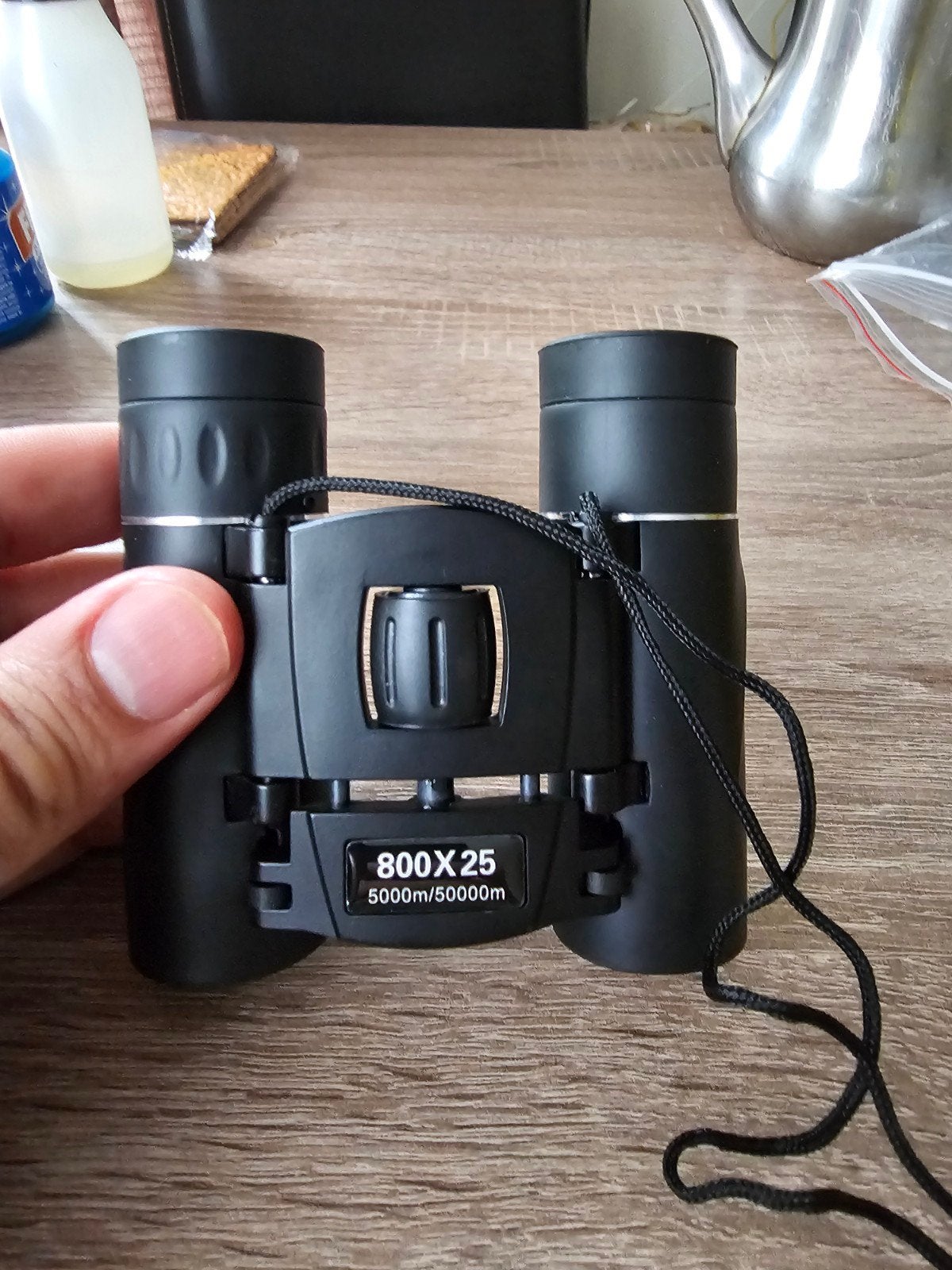 Nieuwe 800x25 Verrekijker - Compact en Krachtig, Ophalen of Verzenden, Nieuw, 20x of meer, Dakkant (recht)