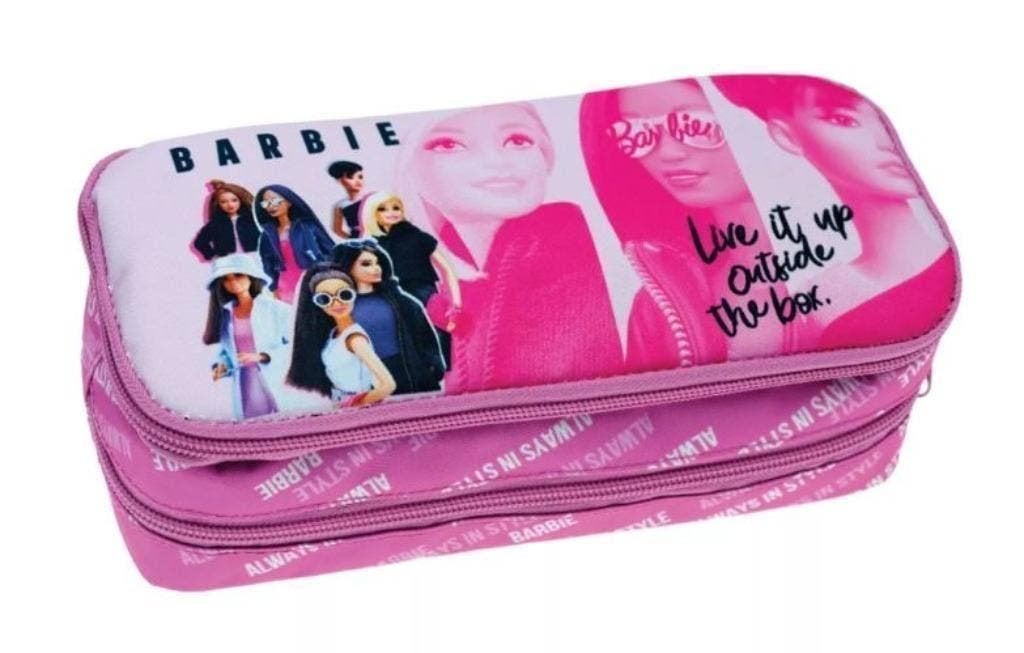 Barbie Etui - Dubbellaags Schooletui, Ophalen of Verzenden, Nieuw