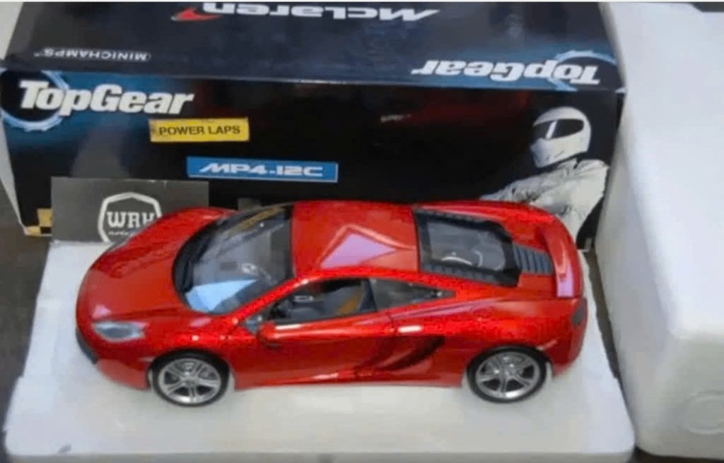 1:18 MCLAREN MP4 12C Top Gear Minichamps zie info WRH, Verzenden, Zo goed als nieuw, Auto, MiniChamps